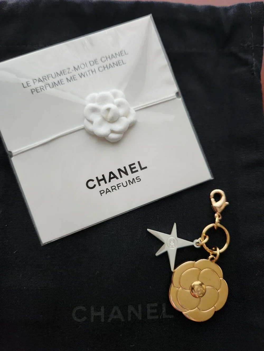 Chanel Camelia Charm Chanel Perfume Me Bracelet
